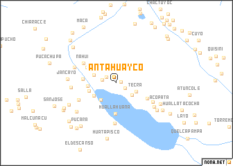 map of Antahuayco