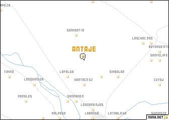 map of Antaje