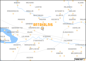 map of Antakalnis