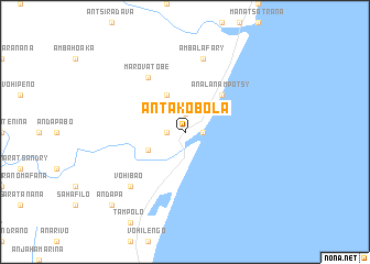 map of Antakobola