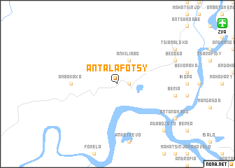 map of Antalafotsy