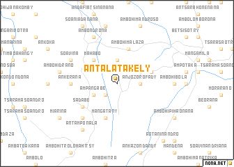 map of Antalatakely