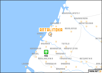 map of Antalitoka