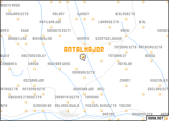 map of Antalmajor