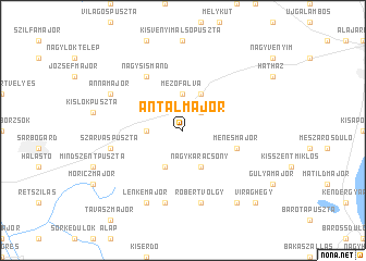 map of Antalmajor