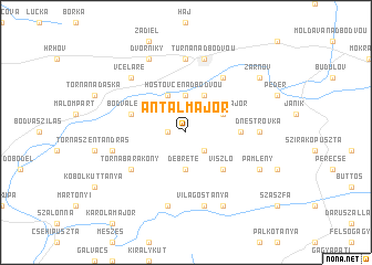 map of Antalmajor