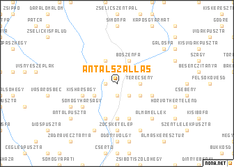 map of Antalszállás