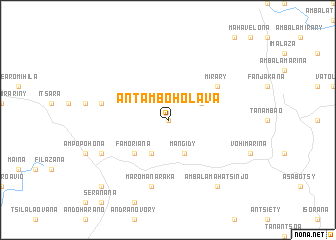 map of Antamboholava