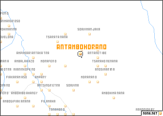 map of Antambohorano