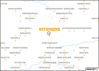 map of Antamboho