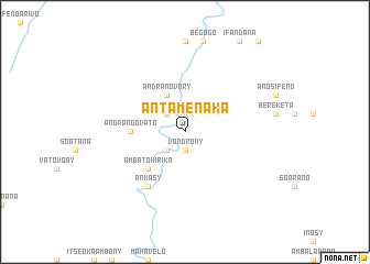 map of Antamenaka