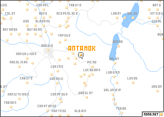 map of Antamok