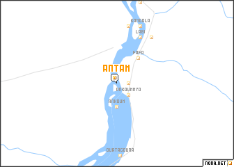 map of Antam