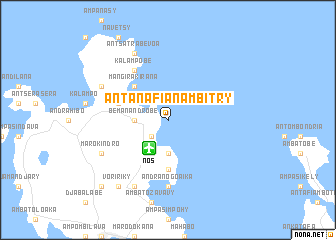 map of Antanafianambitry