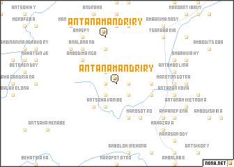 map of Antanamandriry