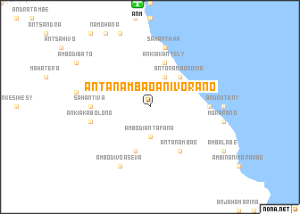 map of Antanambao-Anivorano