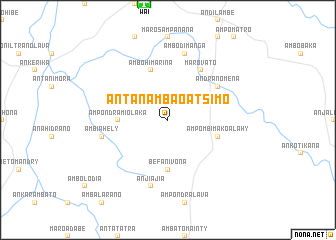 map of Antanambao Atsimo