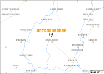 map of Antanambaobe