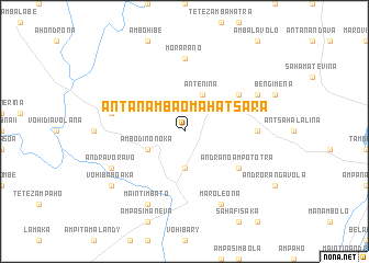 map of Antanambao Mahatsara