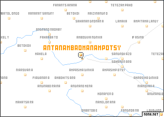 map of Antanambao-Manampotsy