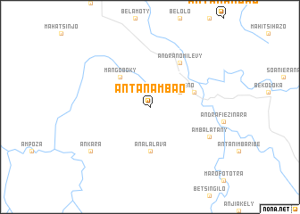 map of Antanambao