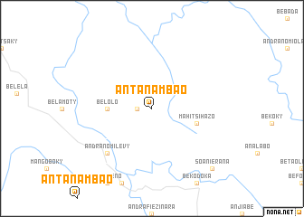 map of Antanambao