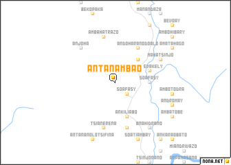 map of Antanambao