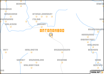 map of Antanambao