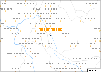 map of Antanambao