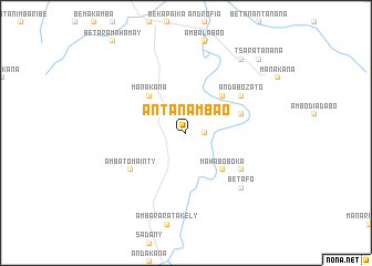 map of Antanambao