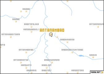 map of Antanambao