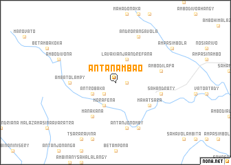 map of Antanambao