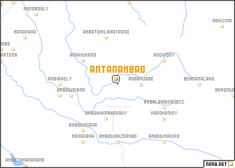 map of Antanambao