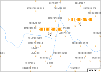 map of Antanambao