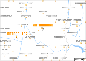 map of Antanambao