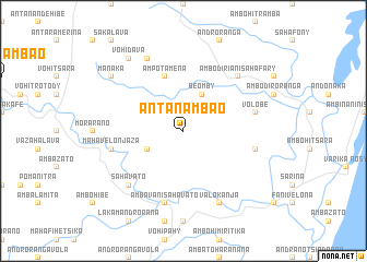 map of Antanambao