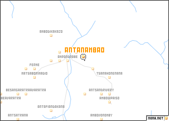 map of Antanambao