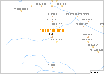 map of Antanambao