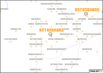 map of Antanambao