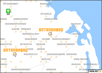 map of Antanambao