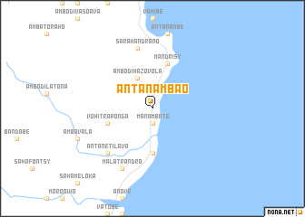 map of Antanambao