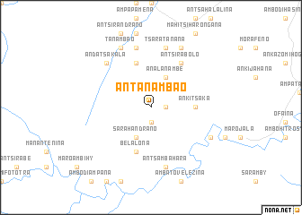 map of Antanambao