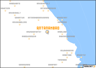 map of Antanambao