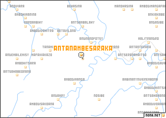 map of Antanambesaraka