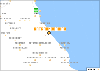 map of Antanambonoina