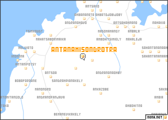map of Antanamisondrotra