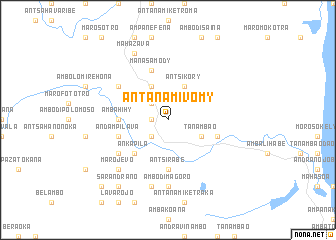 map of Antanamivomy