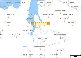 map of Antananabe