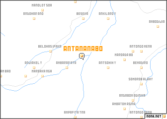 map of Antananabo