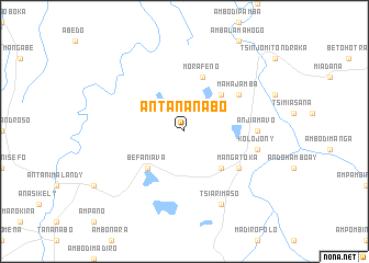 map of Antananabo